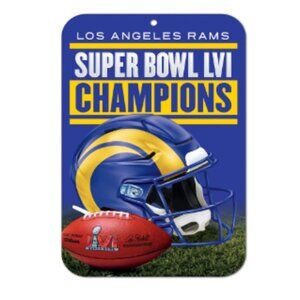 Los Angeles Rams WinCraft Super Bowl LVI Champions 11'' x 17'' Indoor/Outdoor Si